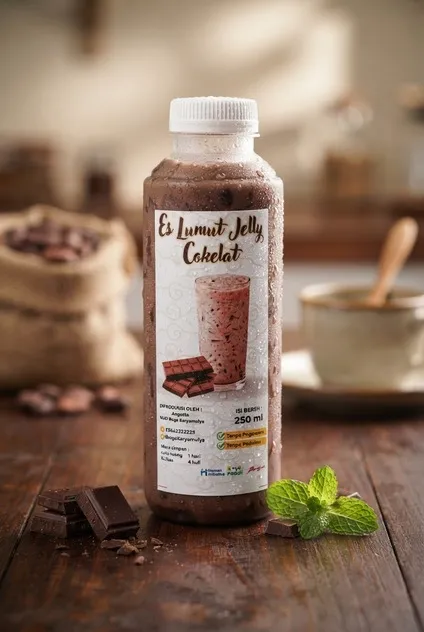 Es Lumut Jelly Cokelat