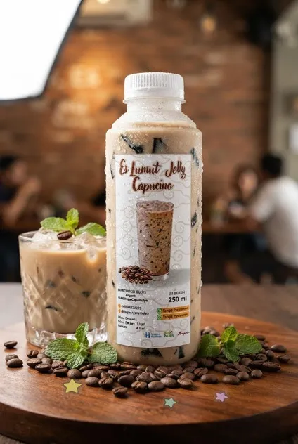 Es Lumut Jelly Cappuccino