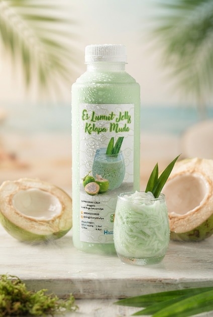 Es Lumut Jelly Kelapa Muda
